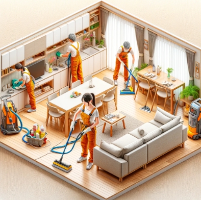 隅々までハウスクリーニング