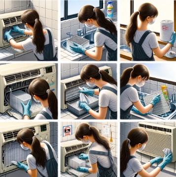 エアコンクリーニングの写真