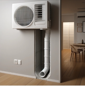 エアコンダクトカバーの良くない例