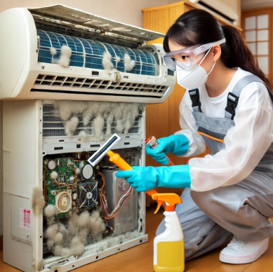 エアコンのカビ除去専門業者